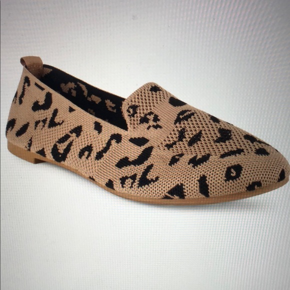 Danskin Shoes - Danskin Animal Print Knit Loafer Slip-on Flats Size 9
